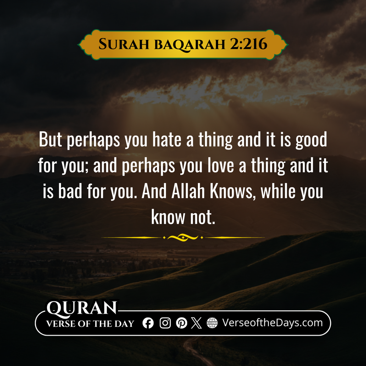 Surah Al-Baqarah Verse 216