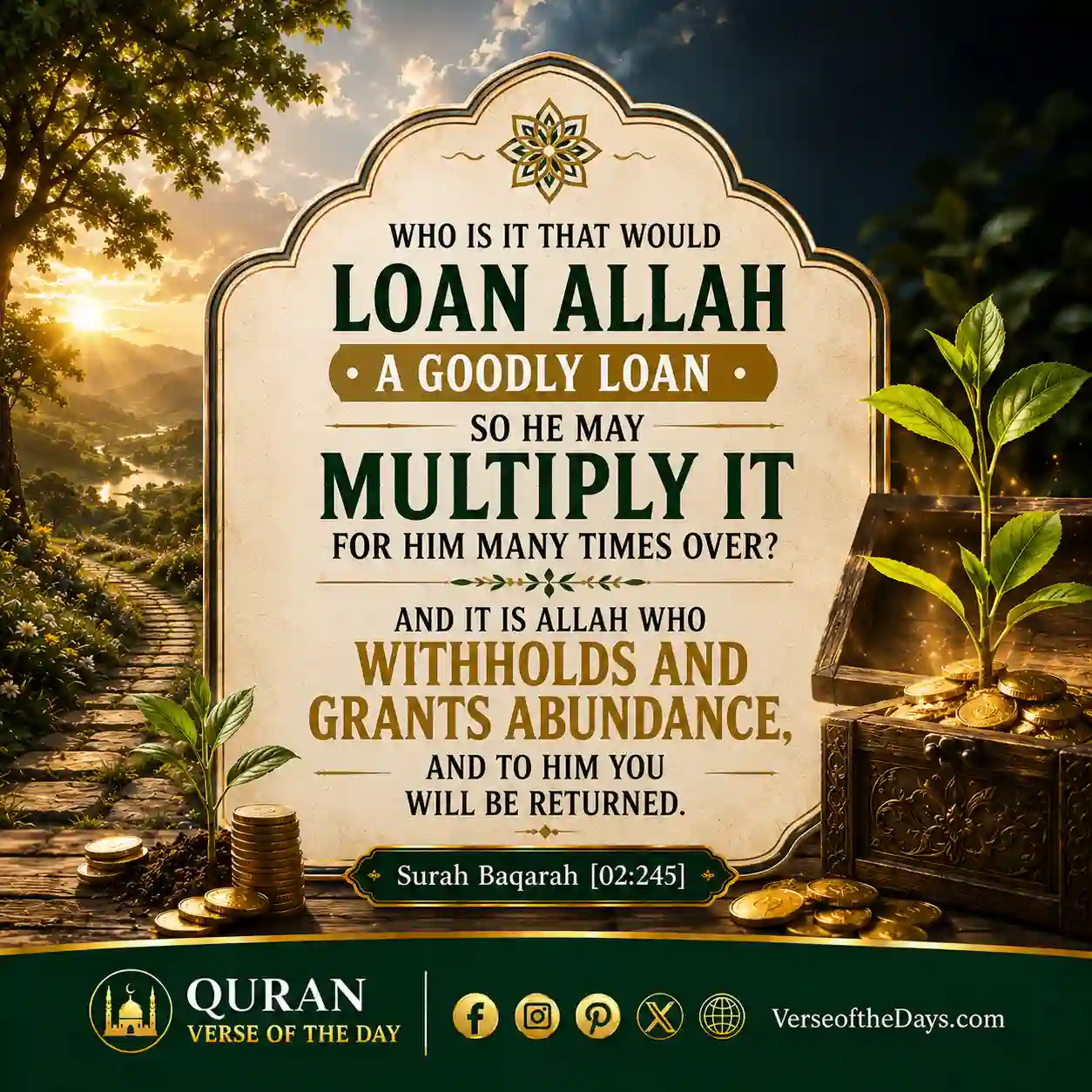 Surah Al-Baqara Verse 245