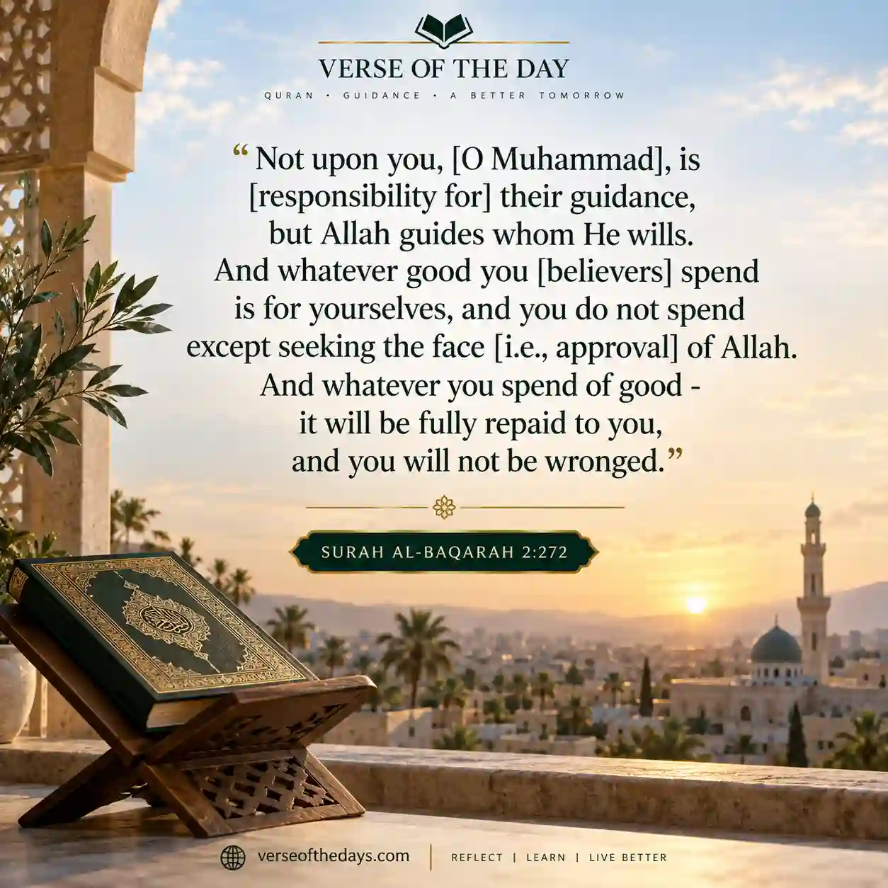 Surah Al-Baqara Verse 272