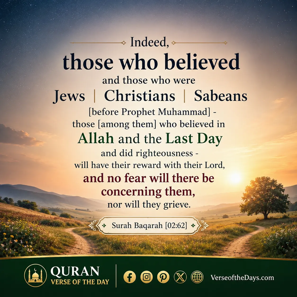 Surah Al-Baqarah Verse 62