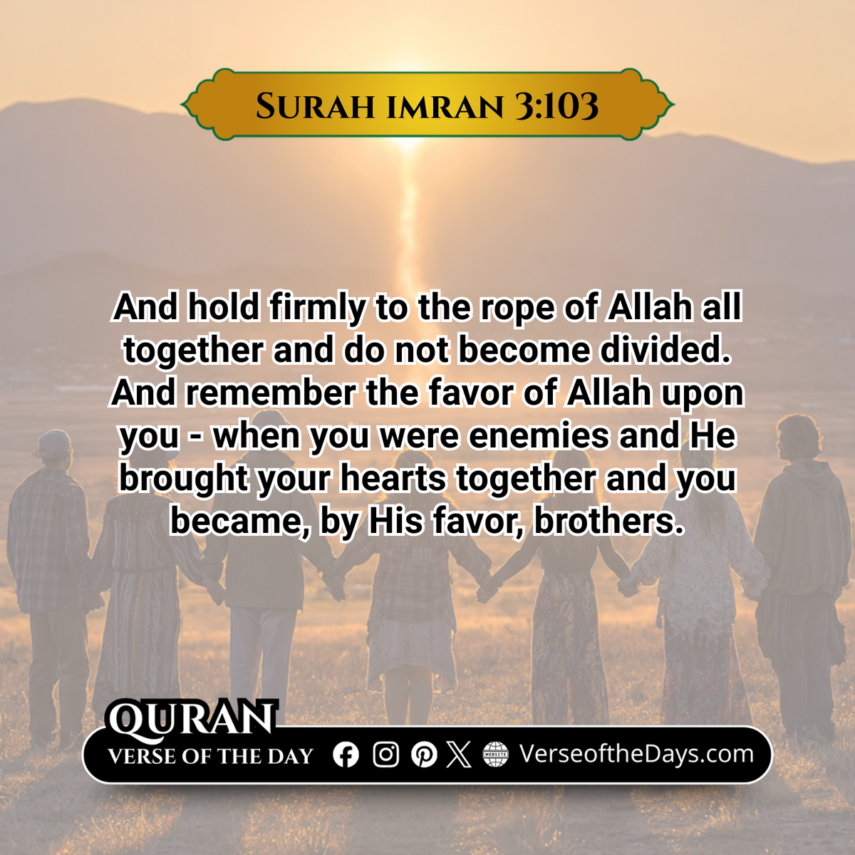 Surah Al-Imran Verse 103