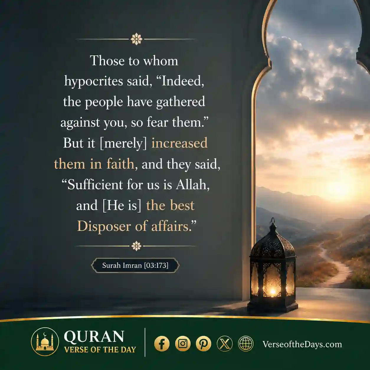 Surah Al-Imran Verse 173