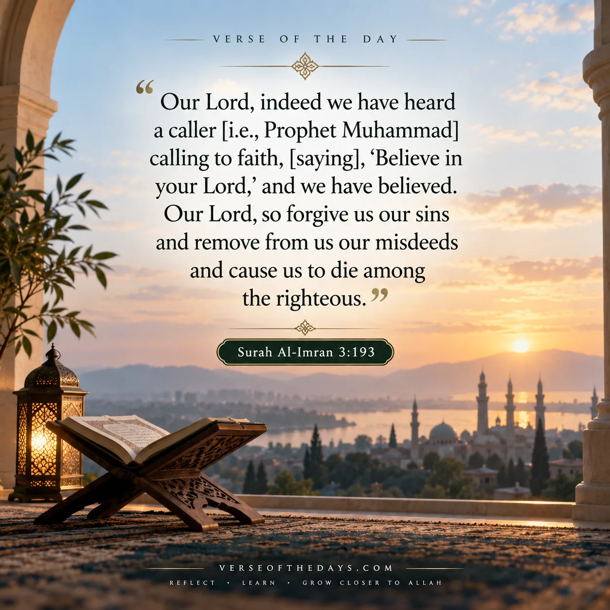 Surah Aal-i-Imraan Verse 193