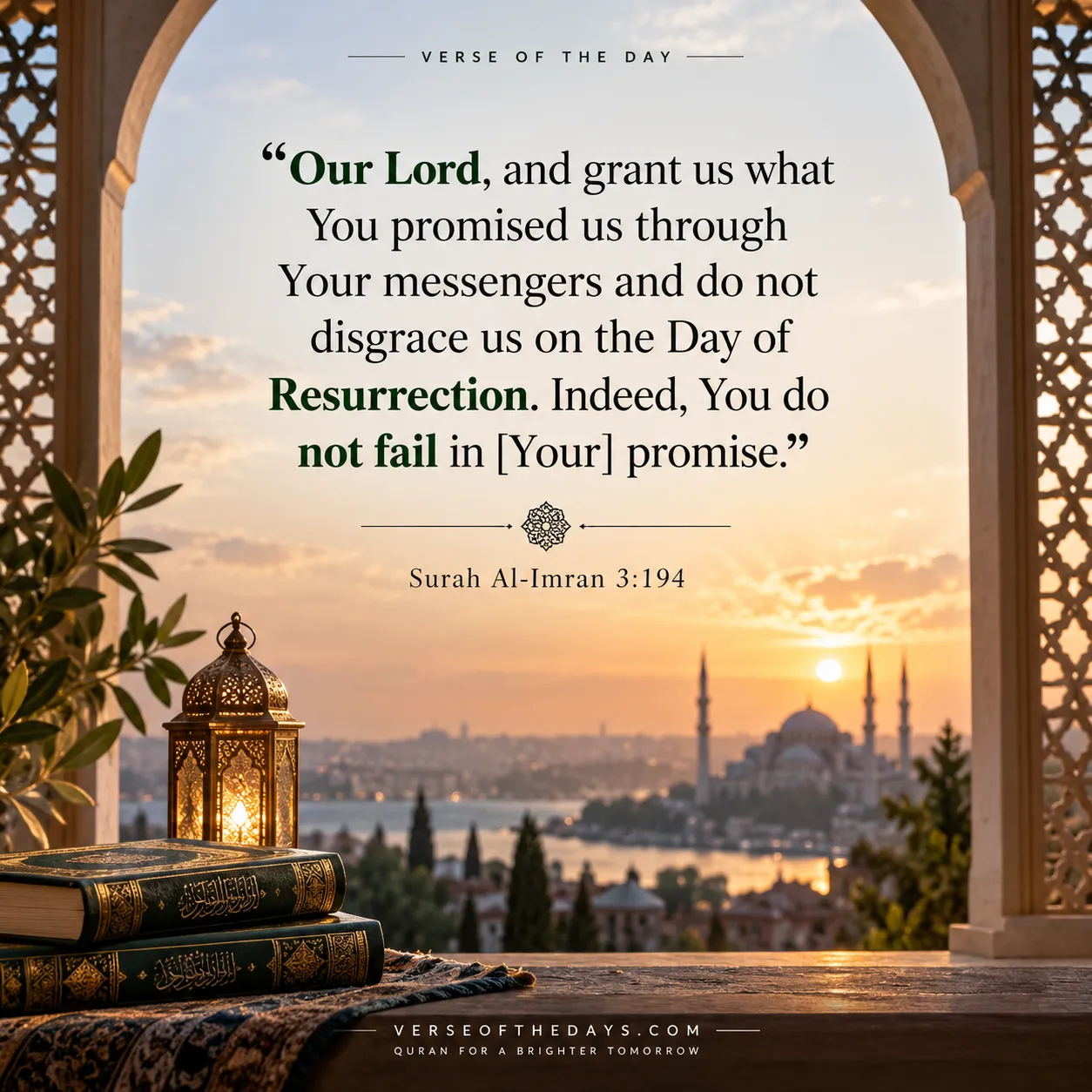 Surah Aal-i-Imraan Verse 194