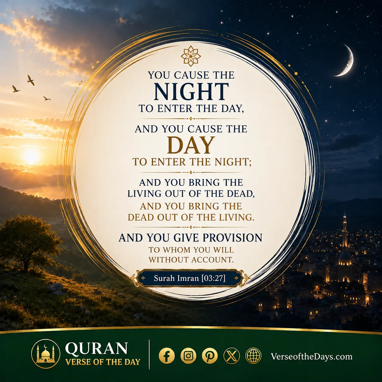 Surah Al-Imraan Verse 27