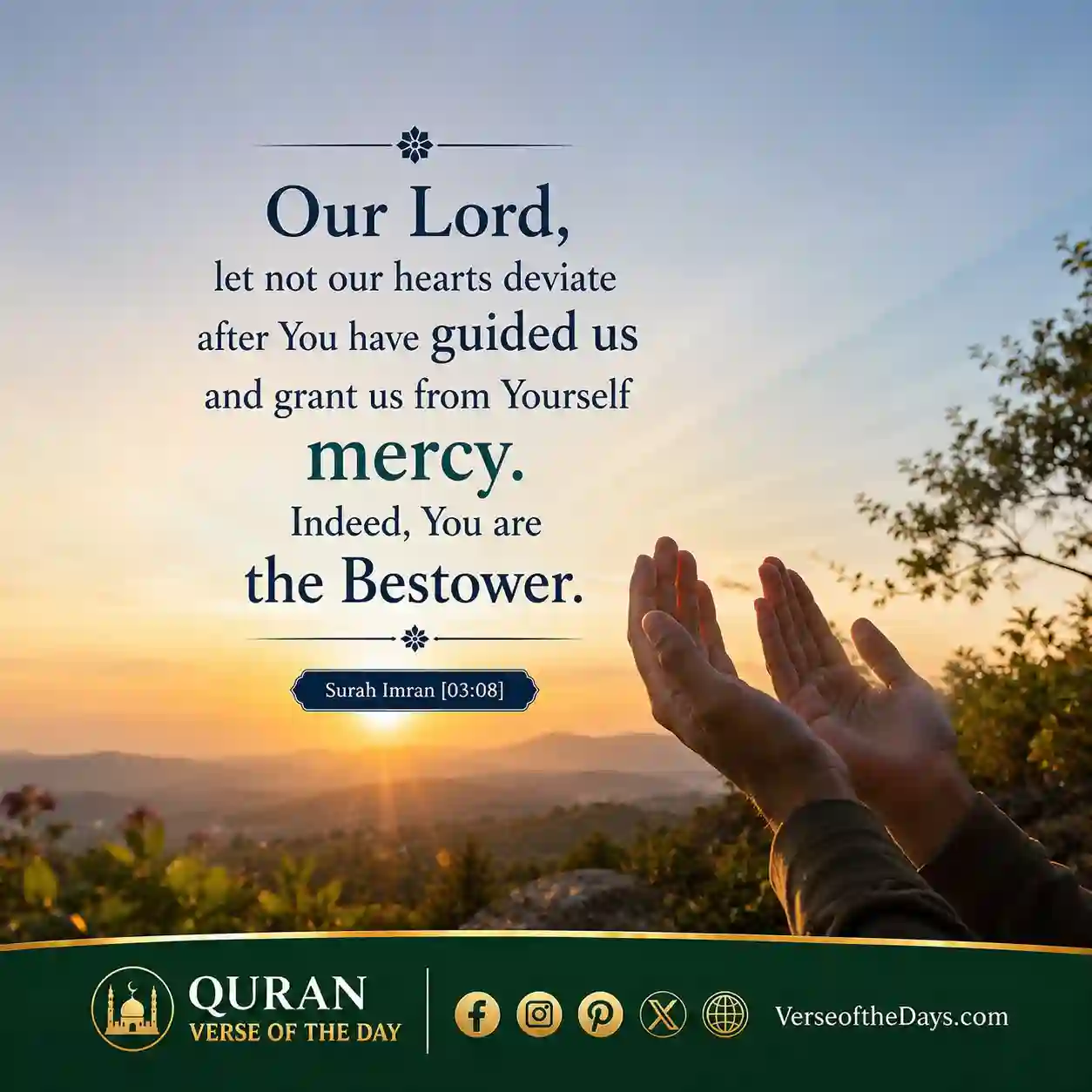 Surah Al-Imran Verse 8