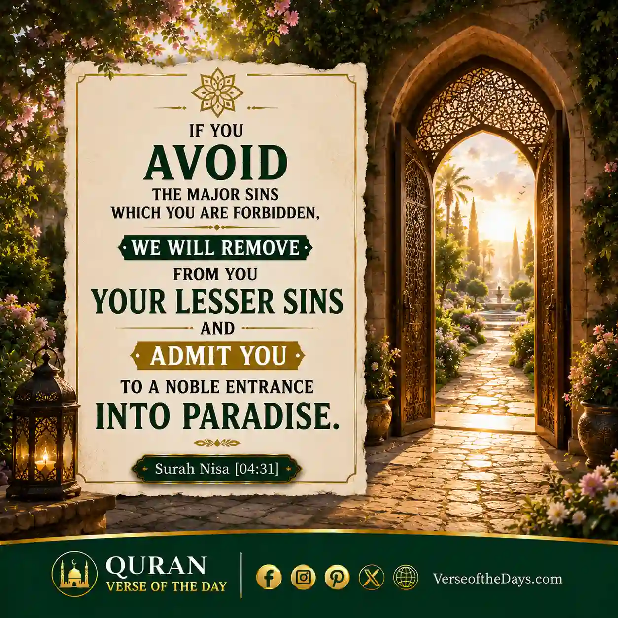 Surah An-Nisaa Verse 31