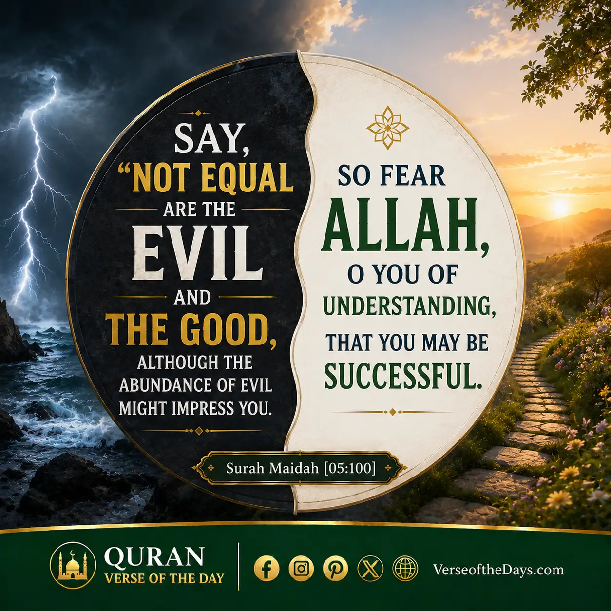 Surah Al-Maidah Verse 100