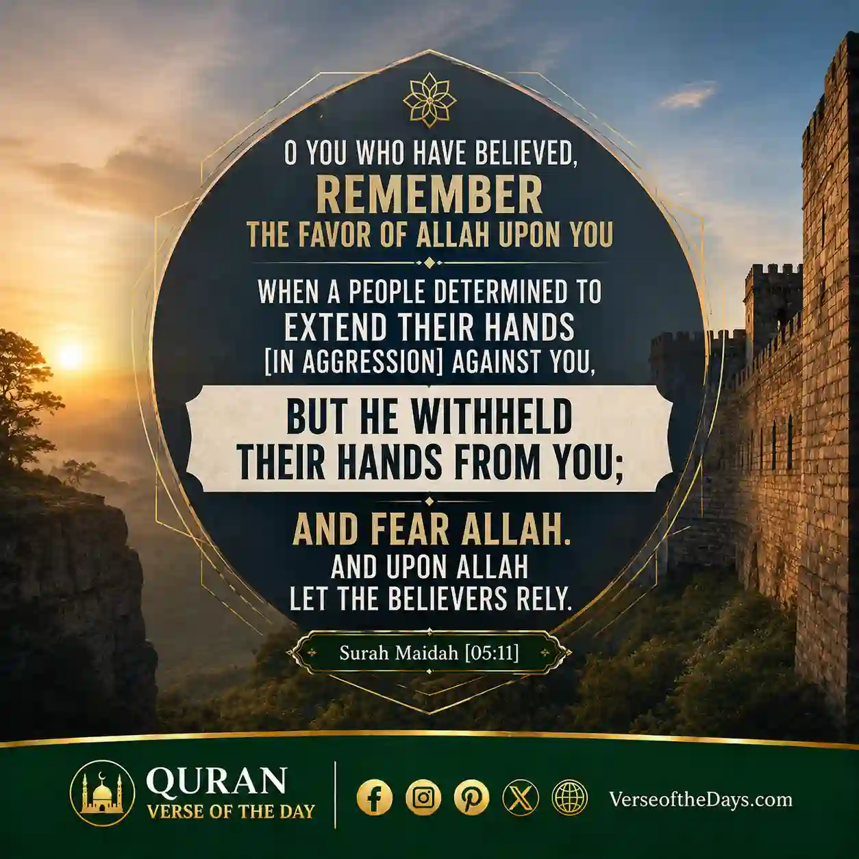 Surah Al-Maidah Verse 11
