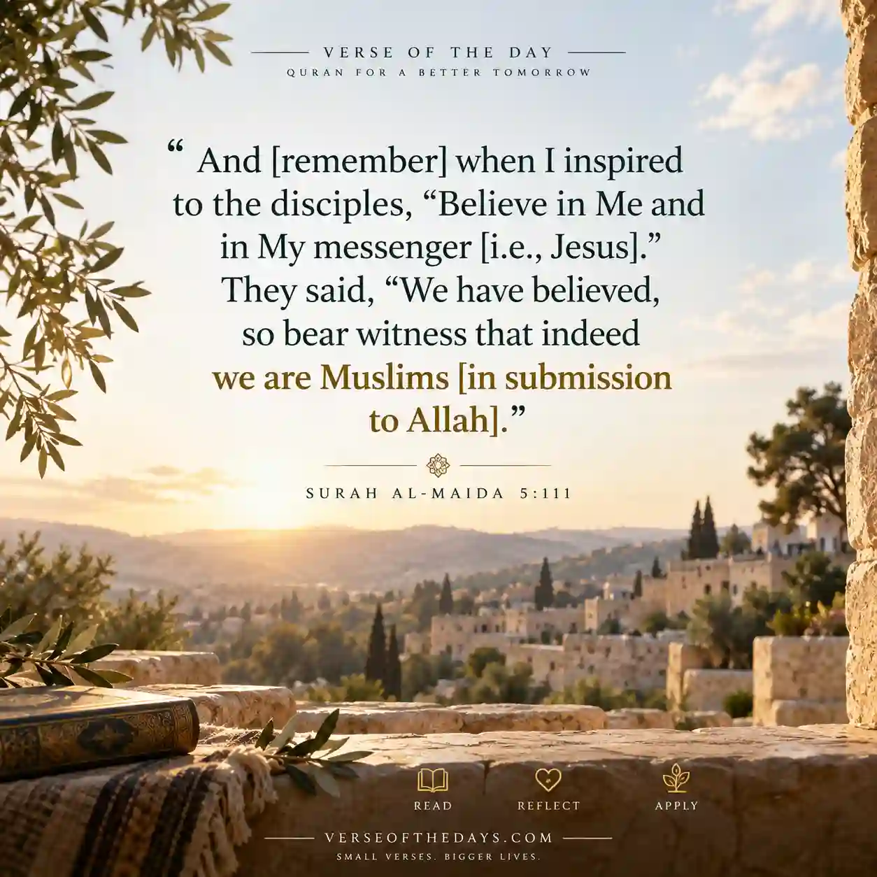 Surah Al-Maaida Verse 111