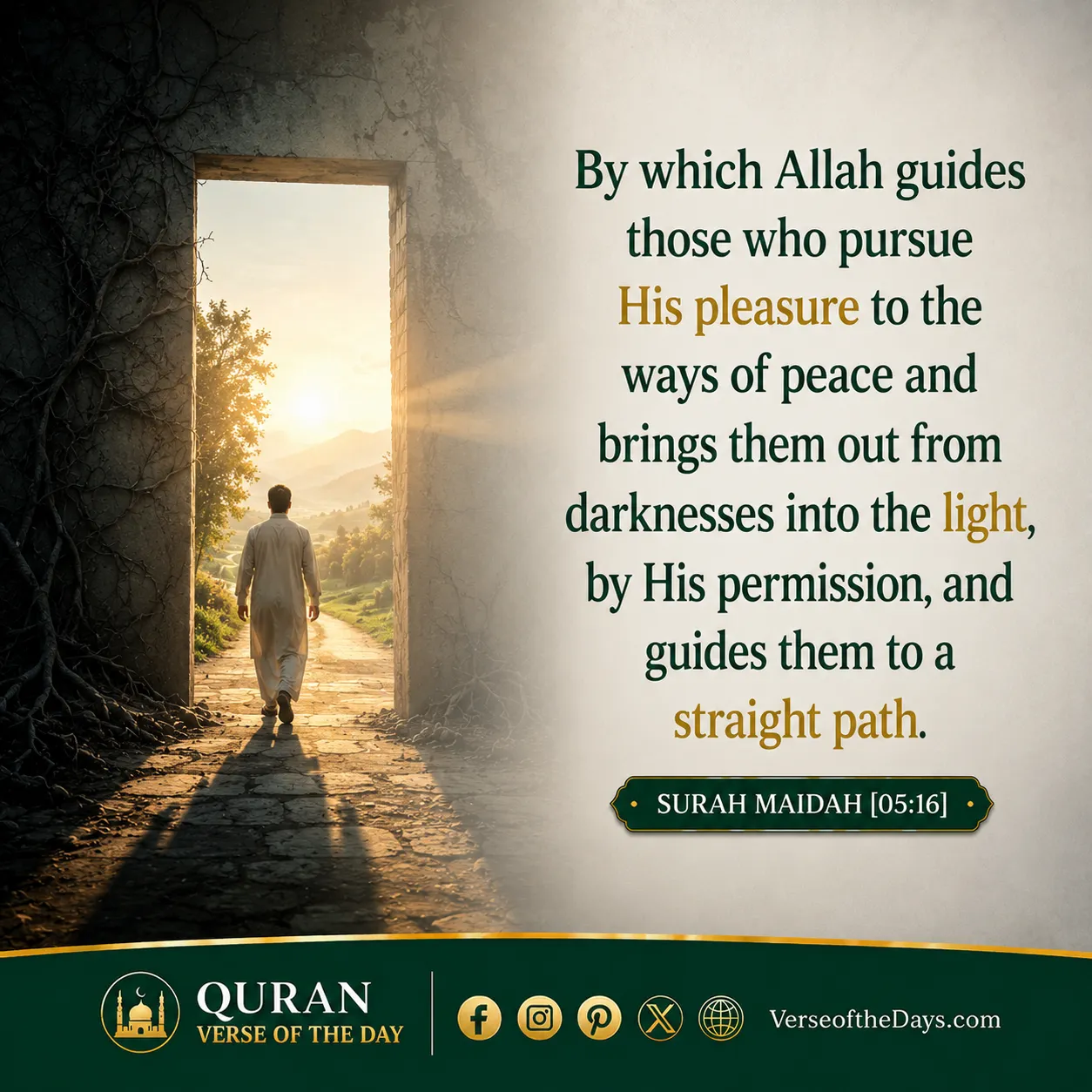 Surah Al-Maidah Verse 16