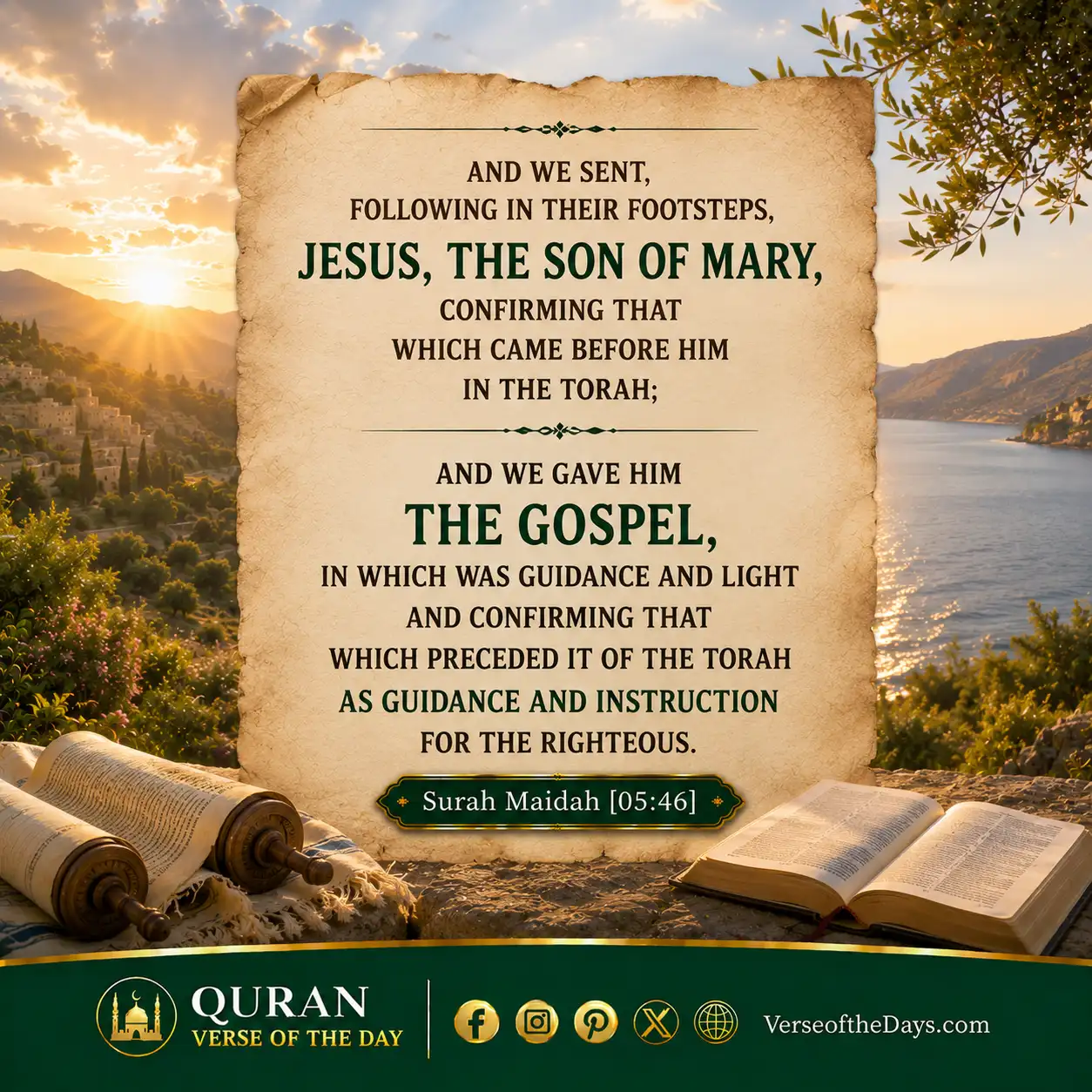 Surah Al-Maidah Verse 46