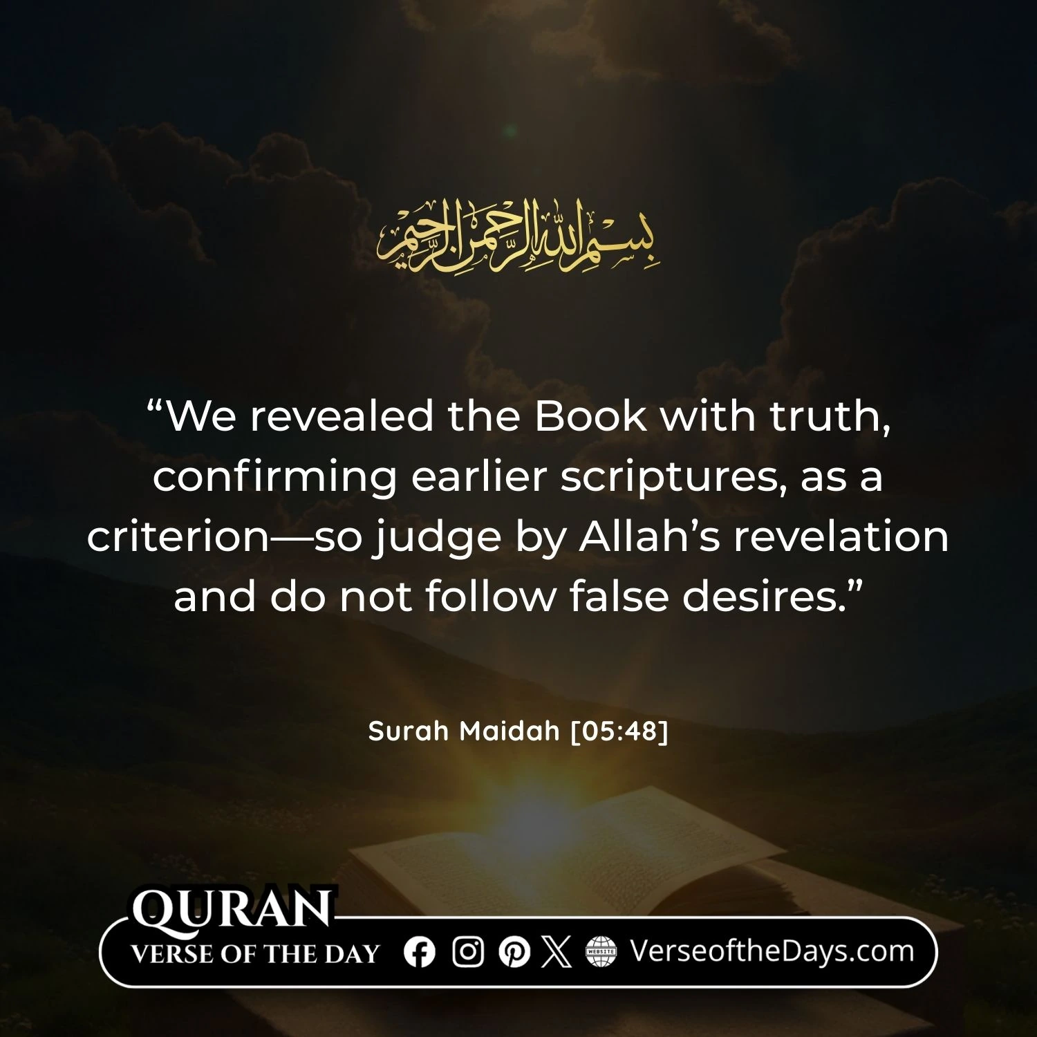 Surah Al-Ma'idah Verse 48