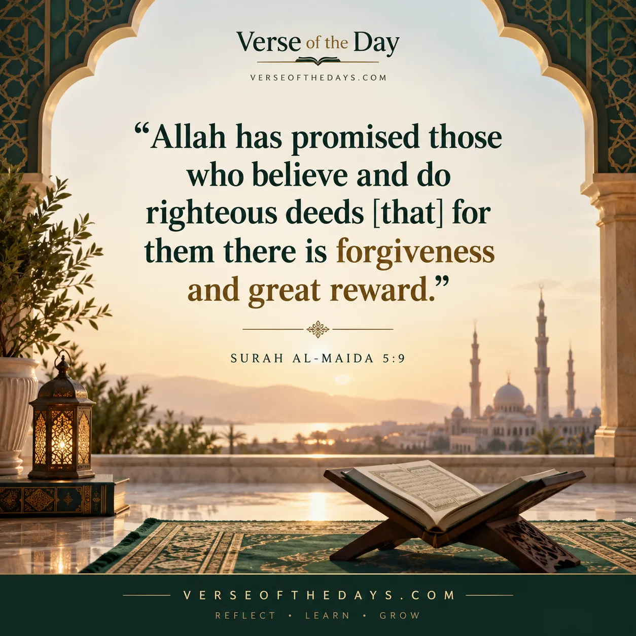 Surah Al-Maaida Verse 9
