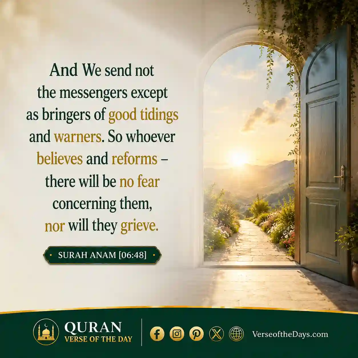 Surah Al-An'aam Verse 48