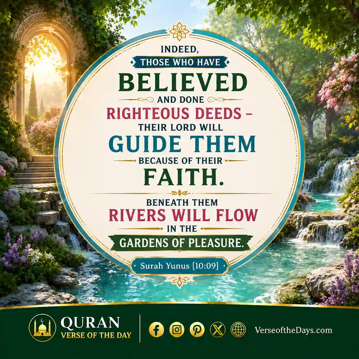 Surah Yunus Verse 9