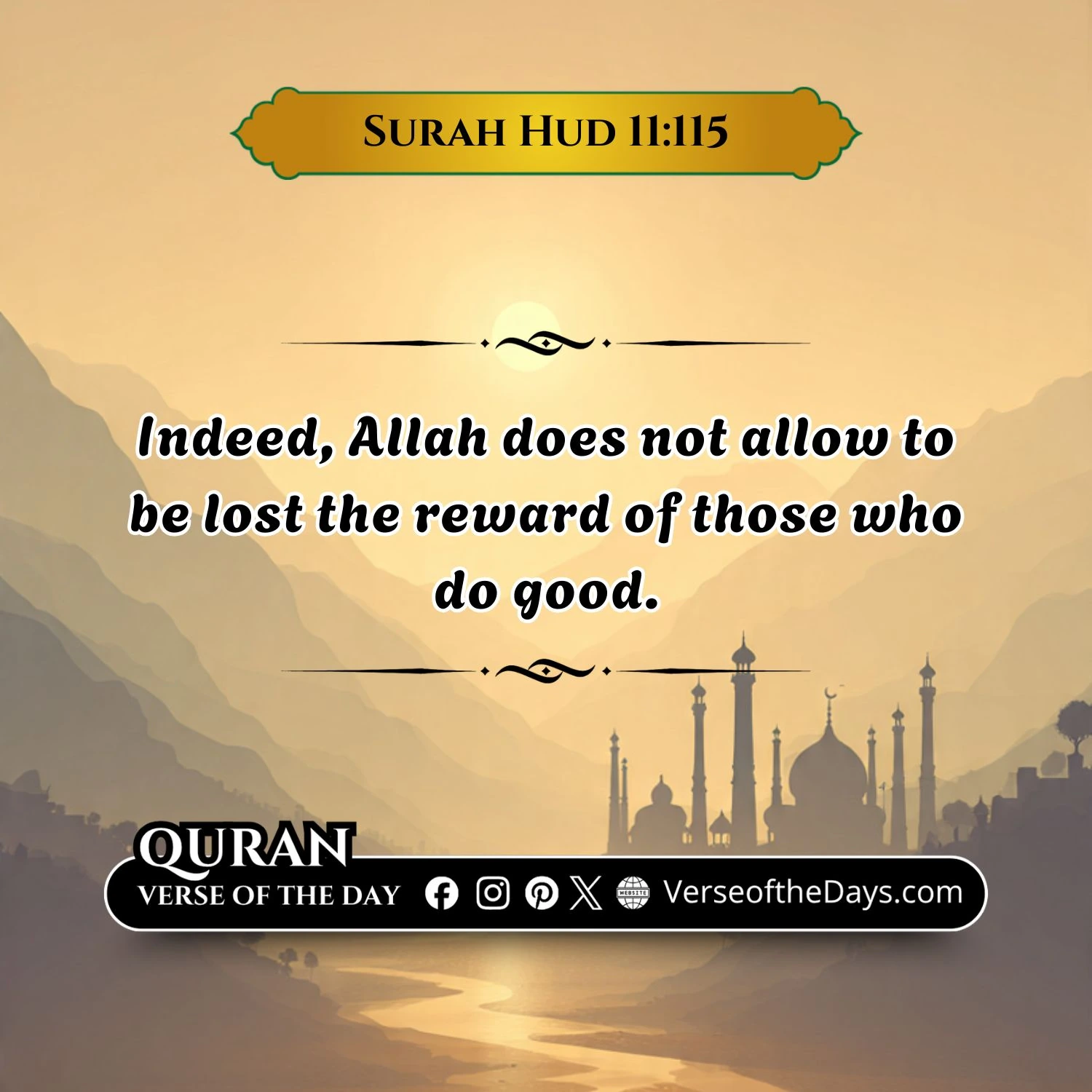 Surah Hud Verse 115