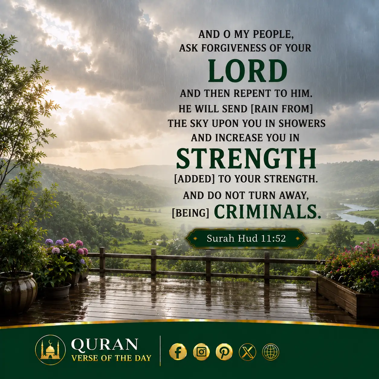 Surah Hud Verse 52
