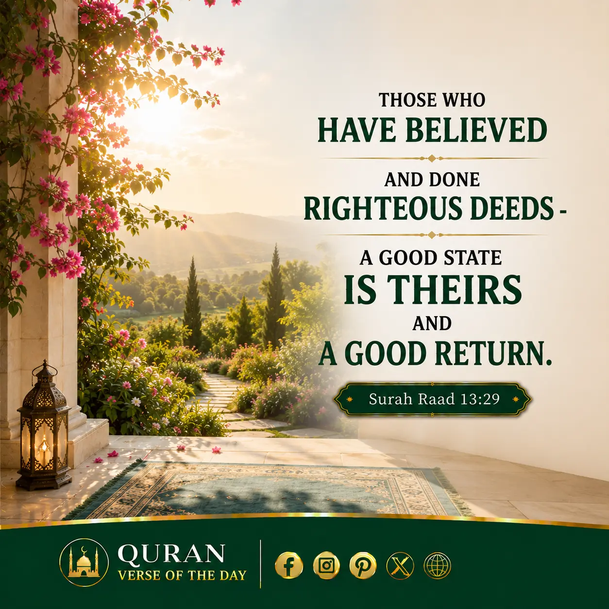 Surah Ar-Ra'd Verse 29