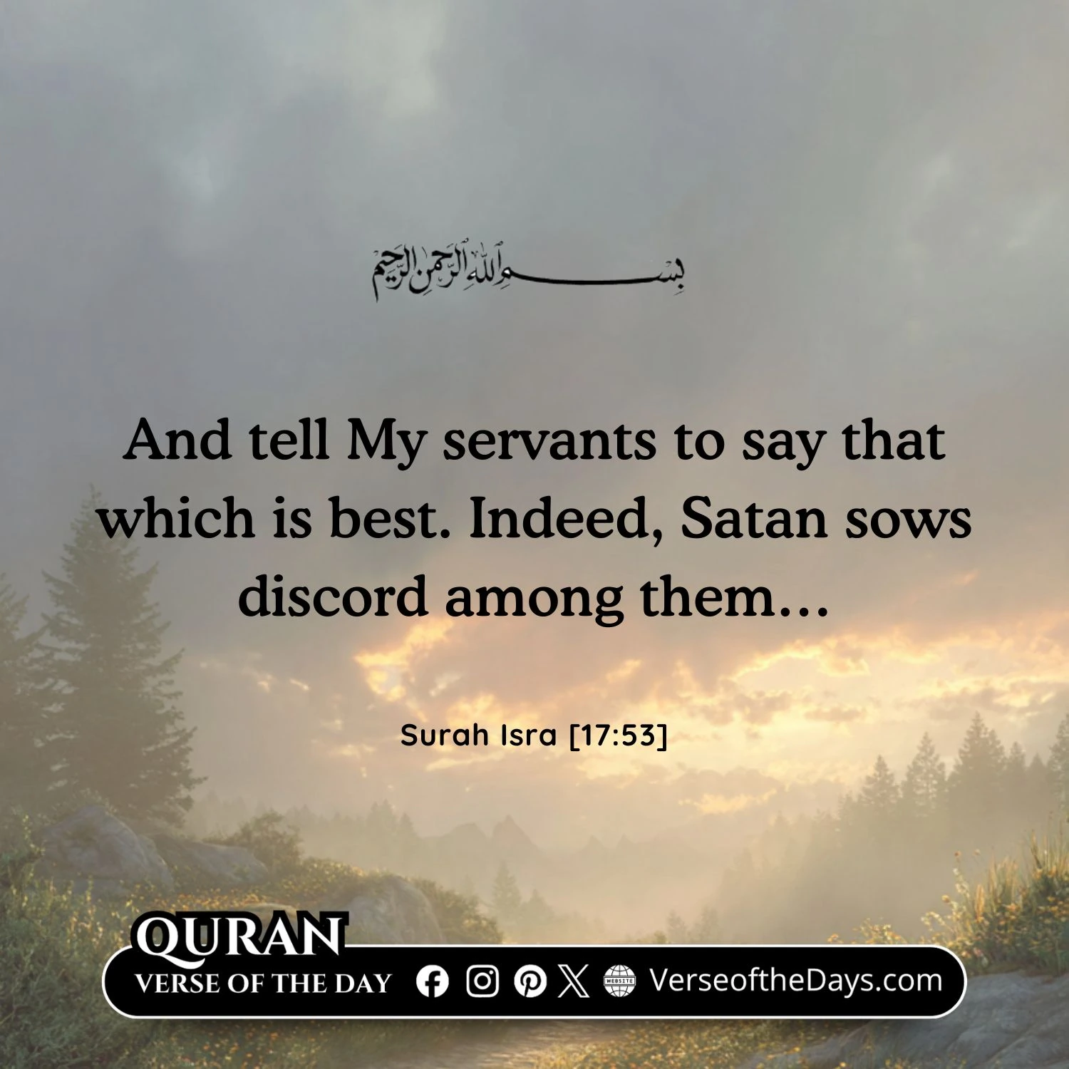 Surah Al-Isra Verse 53