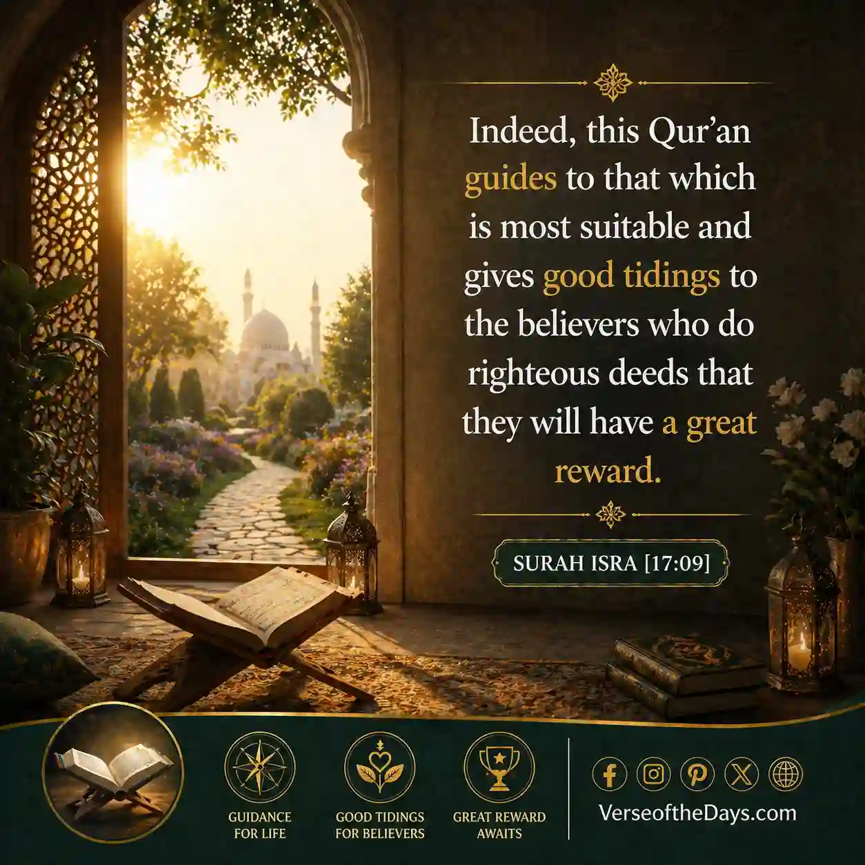Surah Al-Isra Verse 9