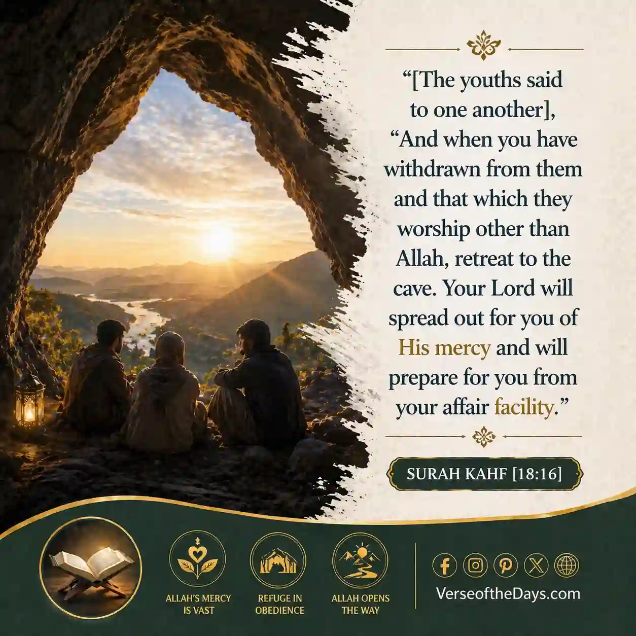 Surah Al-Kahf Verse 16
