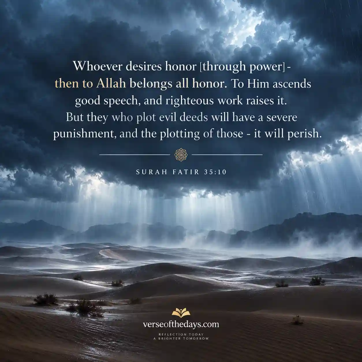 Surah Fatir Verse 10