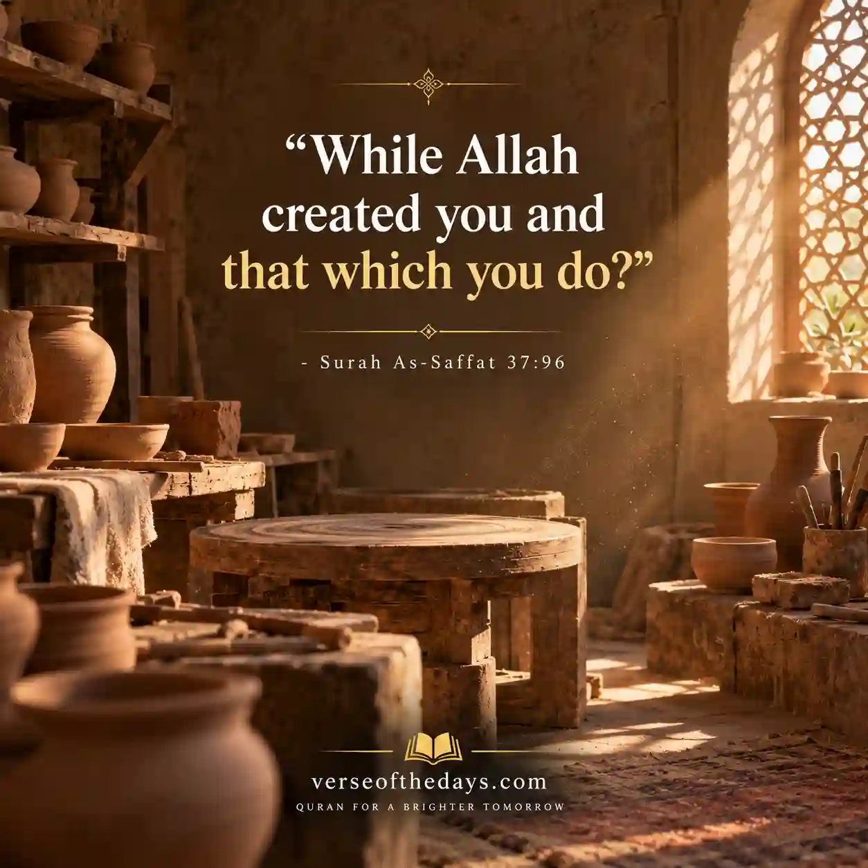 Surah As-Saffat Verse 96