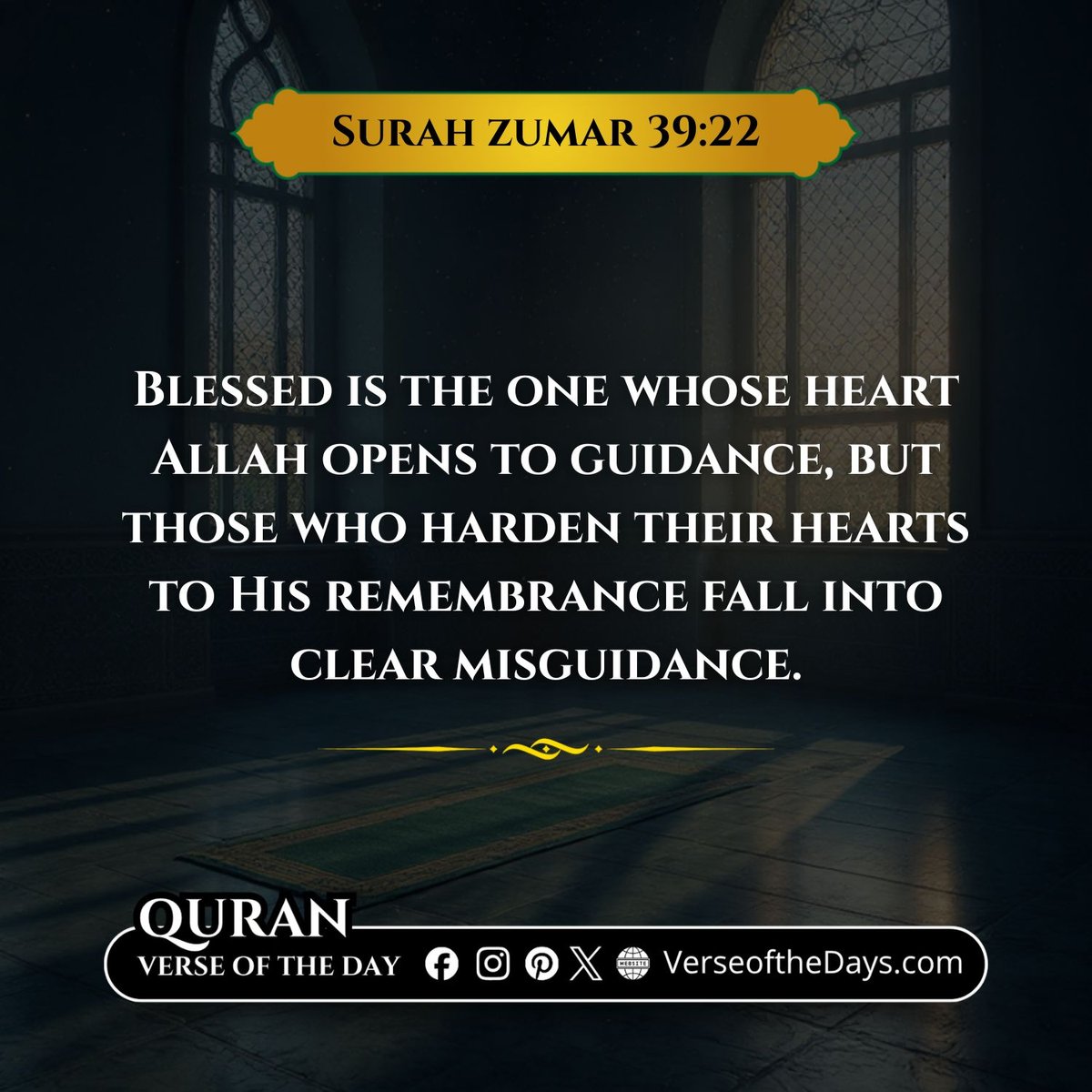 Surah Al-Zumar Verse 22