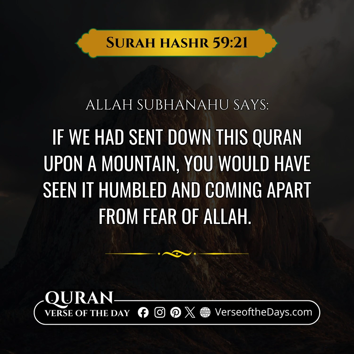 Surah Al-Hashr Verse 21