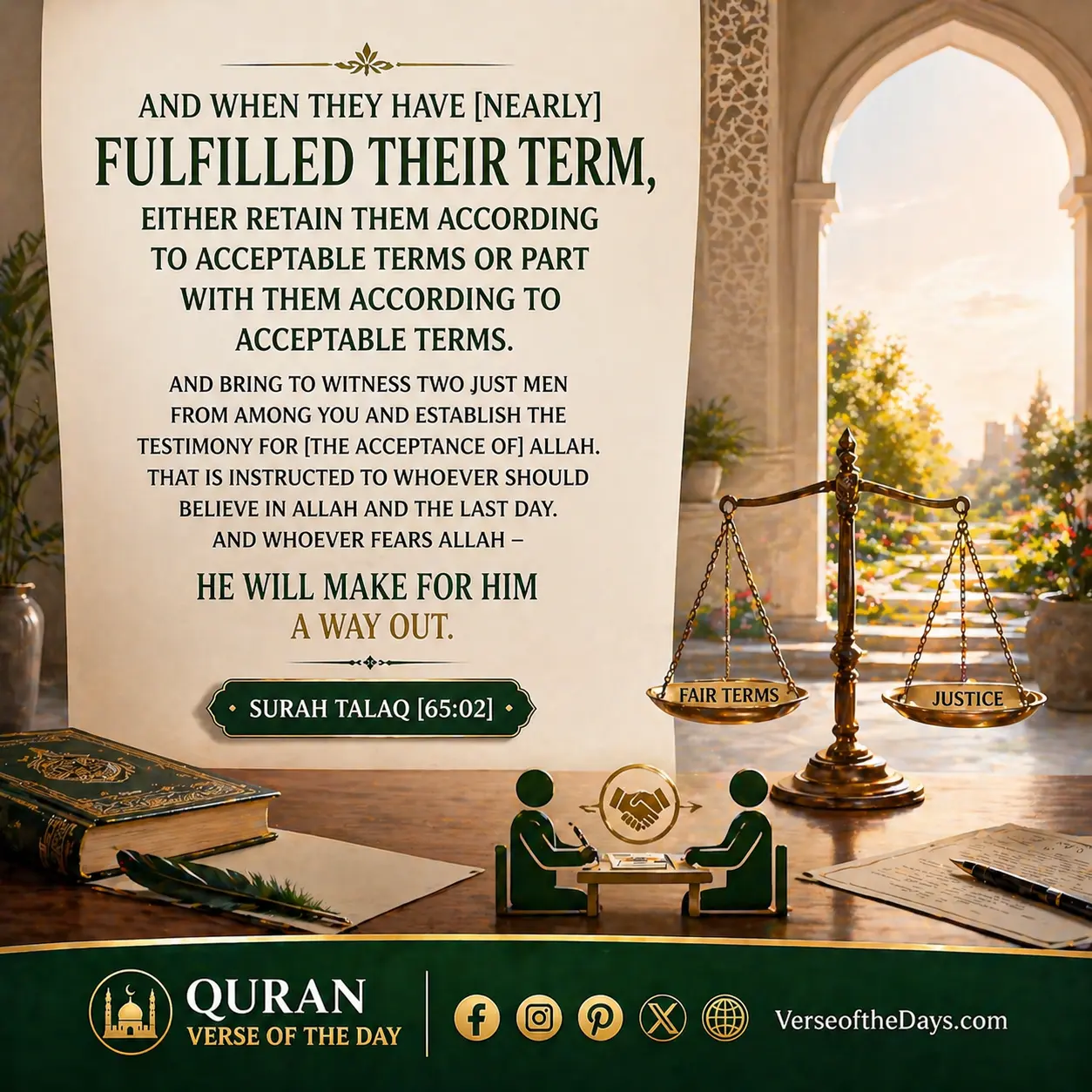 Surah At-Talaaq Verse 2
