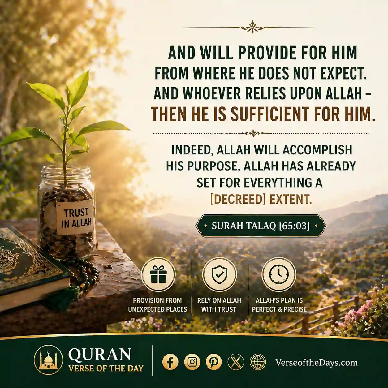 Surah At-Talaaq Verse 3