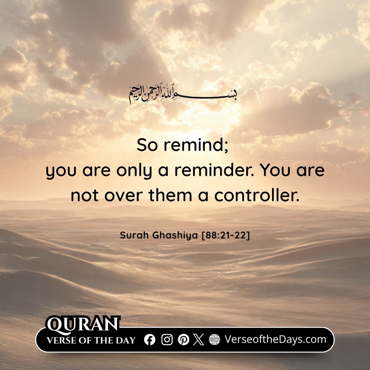 Surah Al-Ghashiyah Verse 21-22