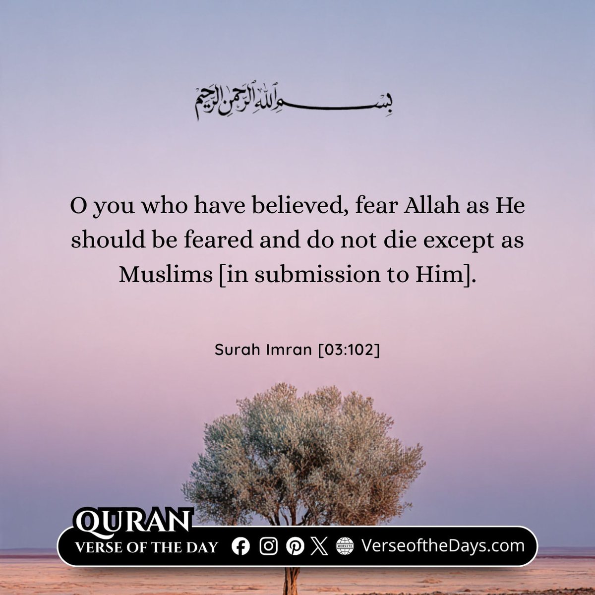 Surah Aal-Imran Verse 102