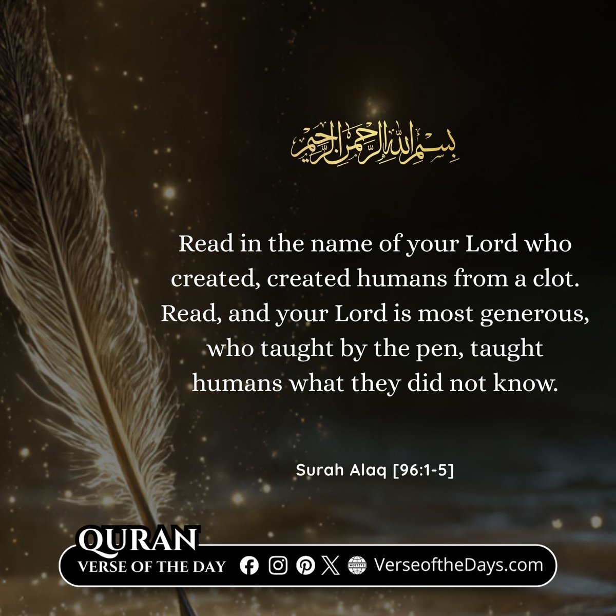 Surah Al-Alaq Verse 1-5