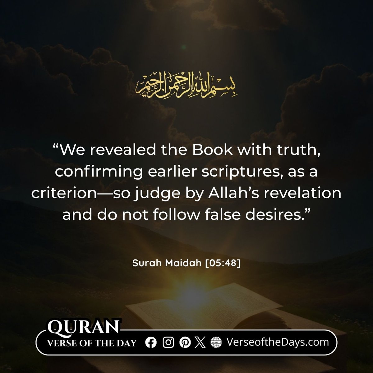 Surah Al-Ma'idah Verse 48