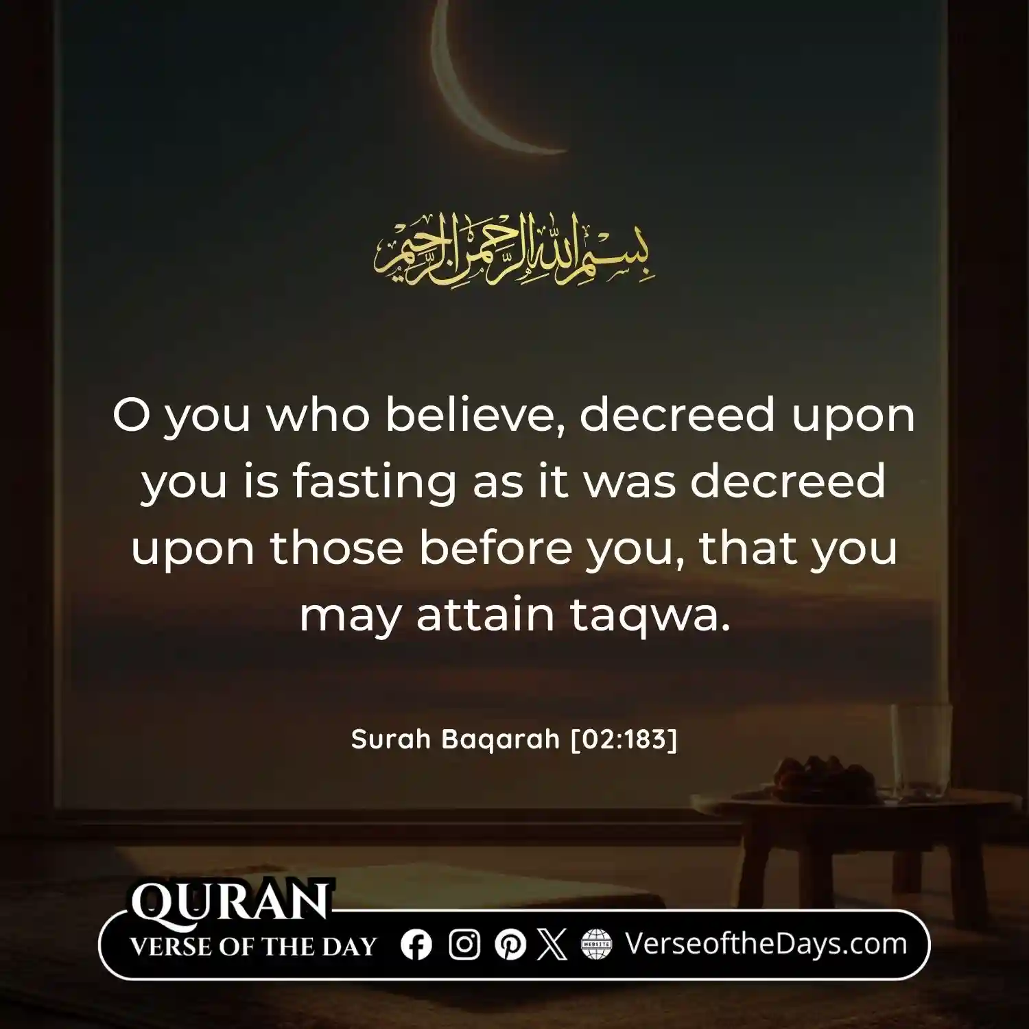 Surah Al-Baqarah Verse 183