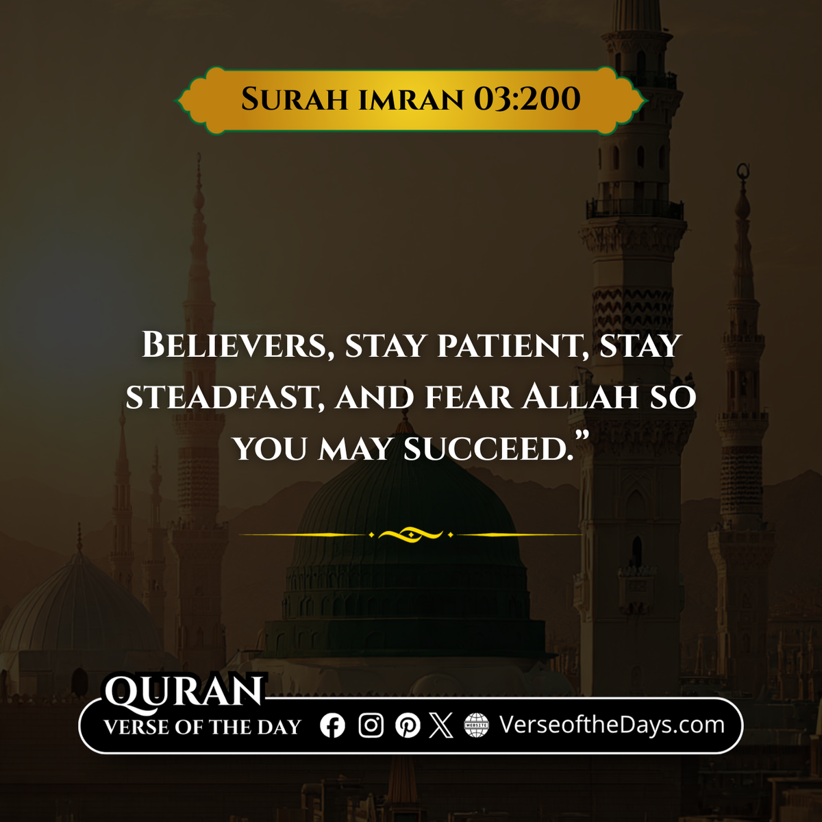 Surah Aal-Imran Verse 200