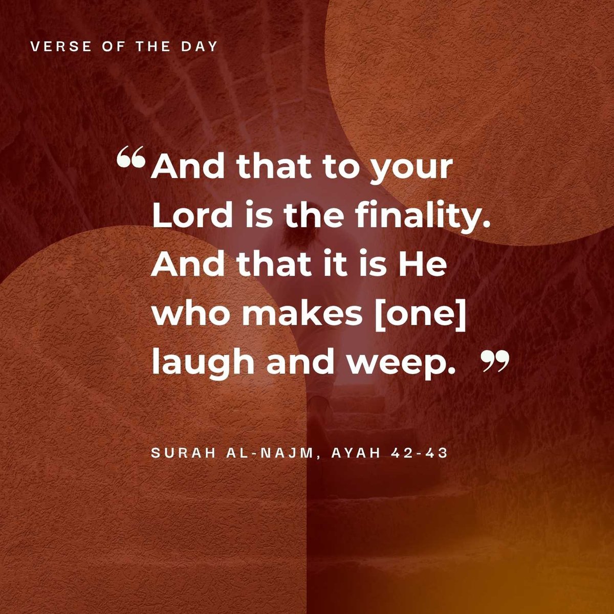 Surah Al-Najm Verse 42-43